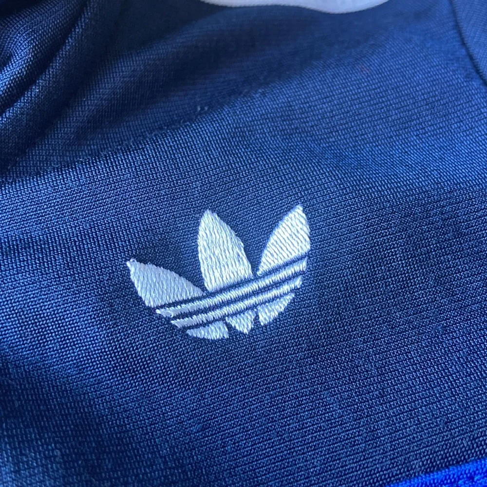 Adidas kids blue zip up track jacket athletic casual sporty soccer unisex boy 3T
